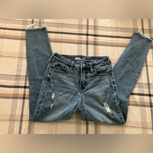 Old navy rockstar high rise super skinny distressed style women’s jeans size 2